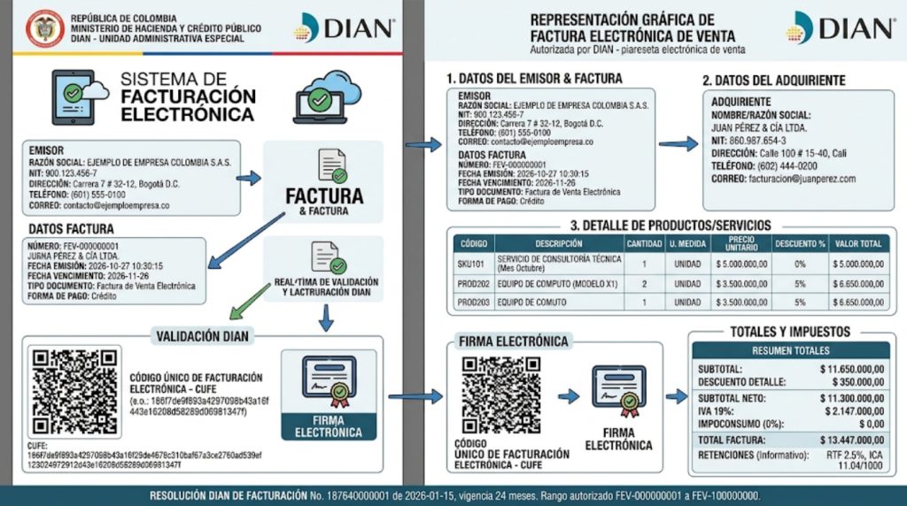 Facturación Electrónica en Colombia 2026: Resolución 000227